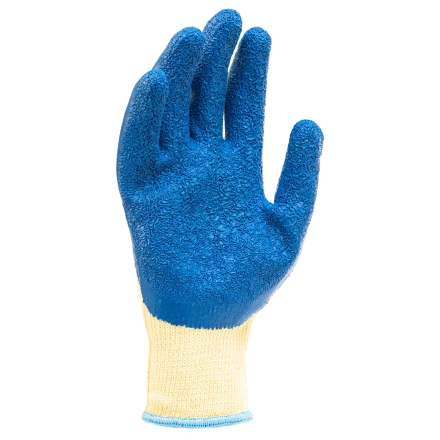 Перчатки трикотажные, полиэфирные, латексное рельефное покрытие, 10// Сибртех 677535 купить в Уфе