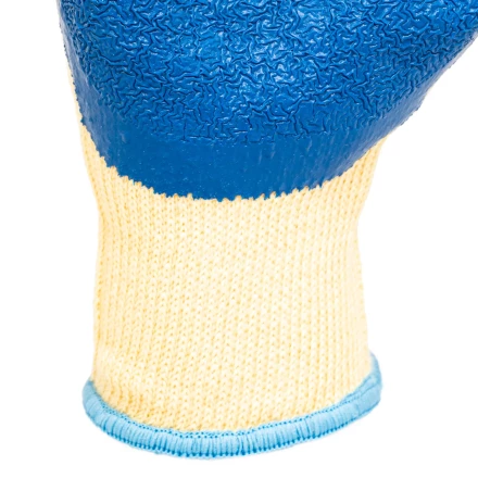 Перчатки трикотажные, полиэфирные, латексное рельефное покрытие, 10// Сибртех 677535 купить в Уфе