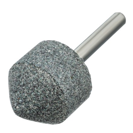 Шарошка абразивная, конус, для дрели, 25 x 25 мм, хвостовик d6 мм, 63С Denzel 76021 купить в Уфе