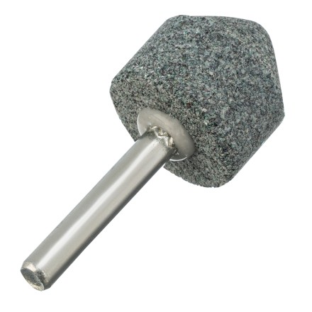 Шарошка абразивная, конус, для дрели, 25 x 25 мм, хвостовик d6 мм, 63С Denzel 76021 купить в Уфе