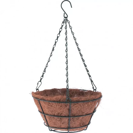 Кашпо подвесное Ротанг, конус D 30 см Palisad 69063 купить в Уфе