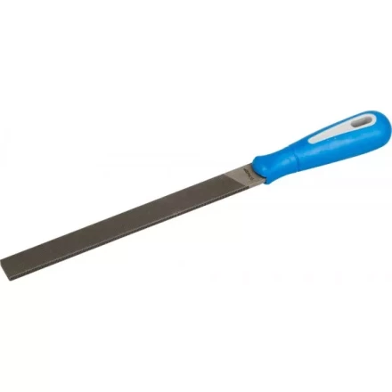 Напильник ЗУБР "ПРОФЕССИОНАЛ" плоский, двухкомпонентная рукоятка, № 2, 150мм 1611-15-2 купить в Уфе