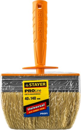 Макловица STAYER &quot;PROFESSIONAL&quot; UNIVERSAL, натуральная светлая щетина, пластмассовый корпус, 40х140мм 0182-14 купить в Уфе