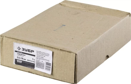 Гвозди ЗУБР &quot;МАСТЕР&quot; винтовые оцинкованные чертеж № 7811-7335, 2,5х50мм, 5кг 305270-25-050 купить в Уфе