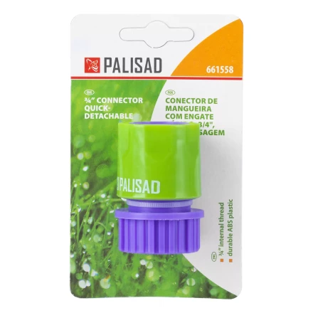 Соединитель пластмассовый быстросъемный, внутренняя резьба 3/4&quot; Palisad 661558 купить в Уфе