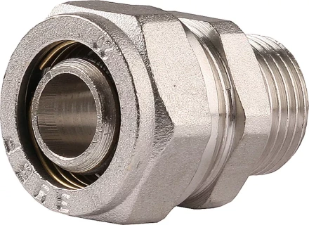Соединитель ЗУБР с наружной резьбой, цанга-штуцер, 3/4&quot;х20х2,0 мм, никель 51401-20-3/4 купить в Уфе