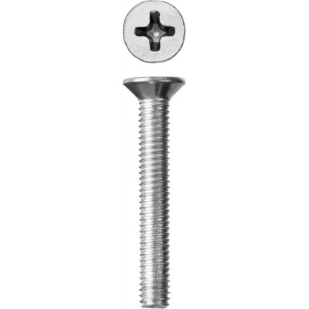Винт DIN 965, M6 x 40 мм, 6 шт, кл. пр. 4.8, оцинкованный, ЗУБР 303116-06-040 купить в Уфе
