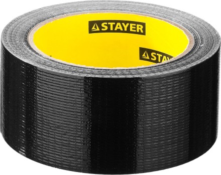 Армированная лента, STAYER Professional 12086-50-25, универсальная, влагостойкая, 48мм х 25м, черная 12086-50-25 купить в Уфе