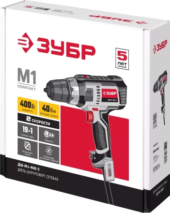 Дрель-шуруповерт сетевая ДШ-М1-400-2 серия МАСТЕР купить в Уфе