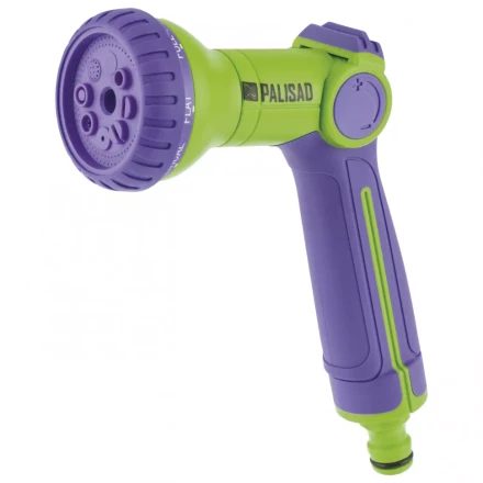 Пистолет-распылитель 8 режимов двухкомпонентная рукоятка Palisad 65160 купить в Уфе