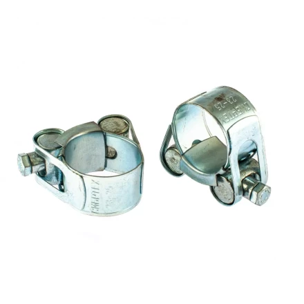 Хомуты металлические силовые 23-25 мм ширина 18 мм шарнирный W1 2 шт Сибртех 47508 купить в Уфе