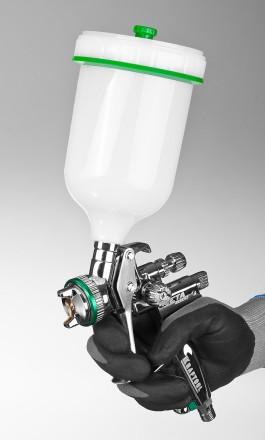 Краскопульт пневматический KRAFTOOL &quot;PRO&quot; Jeta 4000, HVLP, c верхним бачком, 1,3мм 06555-1.3 купить в Уфе
