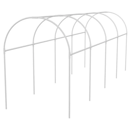 Каркас парника пластиковый 5х1,1х1,2м дуга d 20 мм белый PALISAD 63902 купить в Уфе