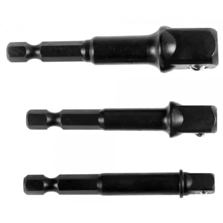 Набор адаптеров KRAFTOOL &quot;EXPERT&quot; для торцовых головок 1/4&quot;, 1/2&quot;, 3/8&quot;, 65 мм, 3 предмета 26775-H3 купить в Уфе