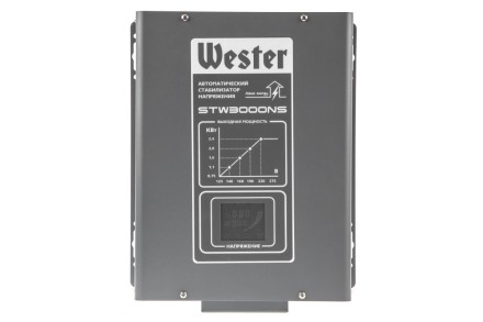 Стабилизатор напряжения WESTER STW3000NS купить в Уфе