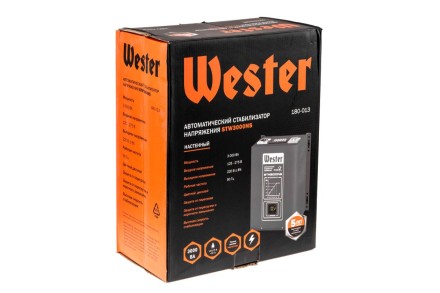 Стабилизатор напряжения WESTER STW3000NS купить в Уфе