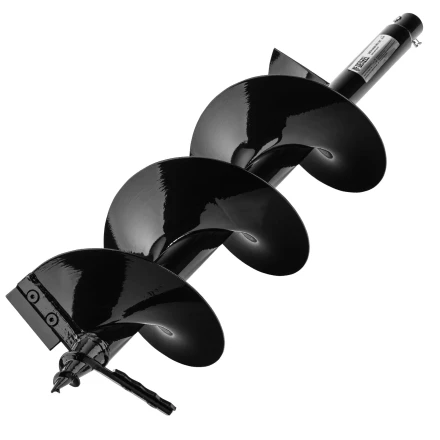 Шнек для грунта ER-200, диаметр 200 мм, длина 800 мм,соединение 20 мм, съемный нож Denzel 56008 купить в Уфе