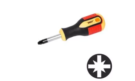 Отвертка крестовая РH№2х 38мм,трехкомп.рук 1/12/120 19674 купить в Уфе