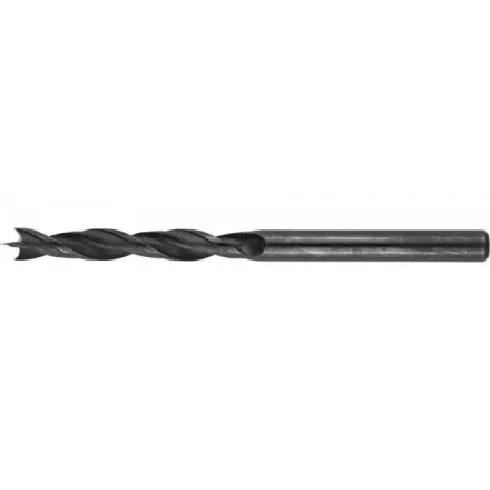 ЗУБР. Сверло спиральное по дереву с М-образной заточкой, сталь 65Г, 5х85мм 29421-085-05 купить в Уфе