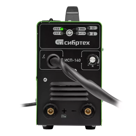 Аппарат инвертор. полуавтомат. сварки Сибртех ИСП-140, 140 А, ПВ 60% 94321 купить в Уфе