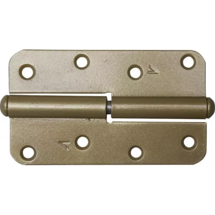 Петля накладная стальная "ПН-110", цвет золотой металлик, левая, 110мм 37653-110L купить в Уфе