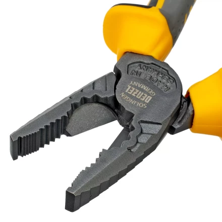 Плоскогубцы комбинированные 180 мм Denzel 17081, трехкомпонентные рукоятки купить в Уфе