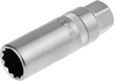 Свечная торцовая головка ЗУБР 3/8? 14 мм с резиновой вставкой 27729-14 купить в Уфе