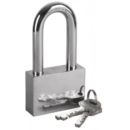 Замок ЗУБР &quot;МАСТЕР&quot; навесной, стальной корпус, закаленная удлиненная дужка, 60мм 3710-60-1 купить в Уфе