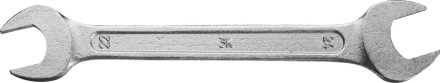 Ключ рожковый гаечный ЗУБР &quot;СТАНДАРТ&quot;, оцинкованный, 22х24мм 27115-22-24 купить в Уфе