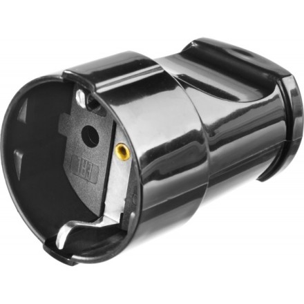 Розетка MAXElectro электрическая, 16А/220В, с заземлением, черная, STAYER 55180-B купить в Уфе