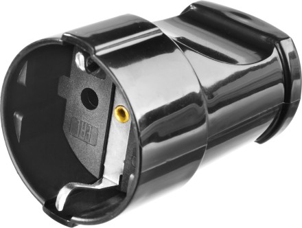 Розетка MAXElectro электрическая, 16А/220В, с заземлением, черная, STAYER 55180-B купить в Уфе