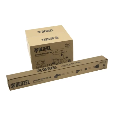 Триммер бензиновый DTL-43S, 43 см3, разъемная штанга, состоит из 2 частей Denzel 96264 купить в Уфе