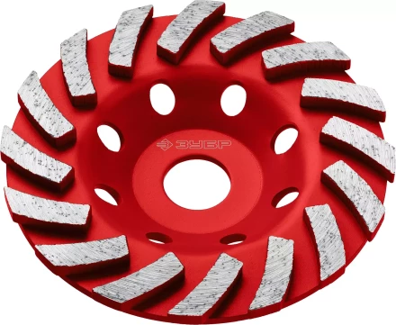 ЗУБР Турбо, d 125 мм, сегментная алмазная шлифовальная чашка (33378-125) купить в Уфе