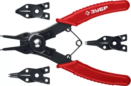 ЗУБР 4-в-1, 4 насадки, съемник стопорных колец (2283) купить в Уфе