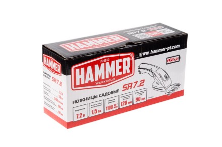 Аккумуляторные ножницы HAMMER SR7.2 купить в Уфе