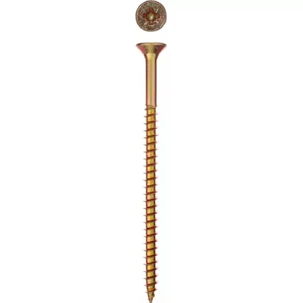 Шурупы ЗУБР &quot;МАСТЕР&quot; по дереву желтопассивированные, 5.0x60мм, 18шт 300396-50-060 купить в Уфе