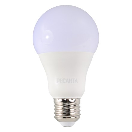 Лампа светодиодная Ресанта LL-R-A65-15W-230-6K-E27 76/1/75 купить в Уфе