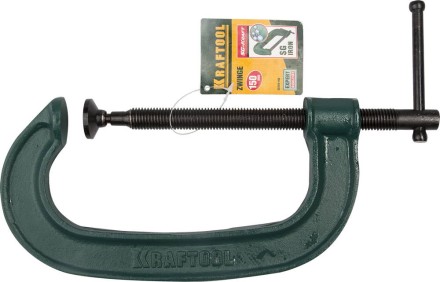 Струбцина KRAFTOOL &quot;EXPERT&quot;, высокопрочный чугун с шаровидным графитом, 6&quot;/150 мм 32229-150 купить в Уфе