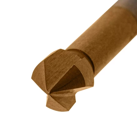 Зенковка конусная под М4, HSS, по металлу, цилиндрический хвостовик Denzel 72302 купить в Уфе