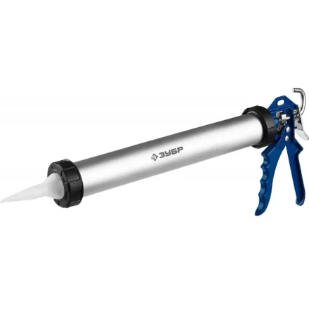 Пистолет для герметика ЗУБР "ПРОФЕССИОНАЛ", закрытый, алюминиевый корпус, 600мл 06633-60 купить в Уфе