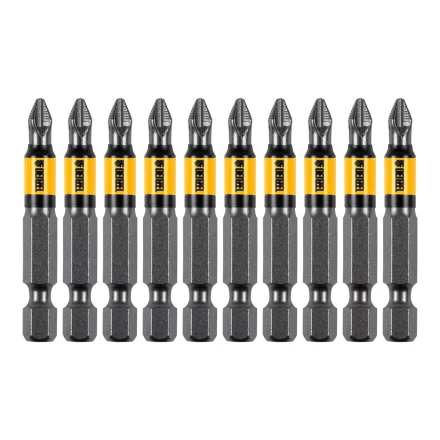 Бита PH2х50, сталь S2, цилиндр., 10 шт. Е 6,3 Denzel 11641 купить в Уфе