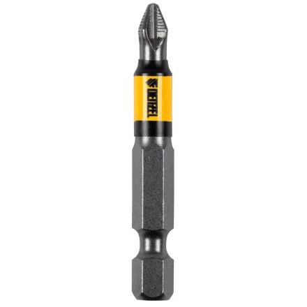 Бита PH2х50, сталь S2, цилиндр., 10 шт. Е 6,3 Denzel 11641 купить в Уфе