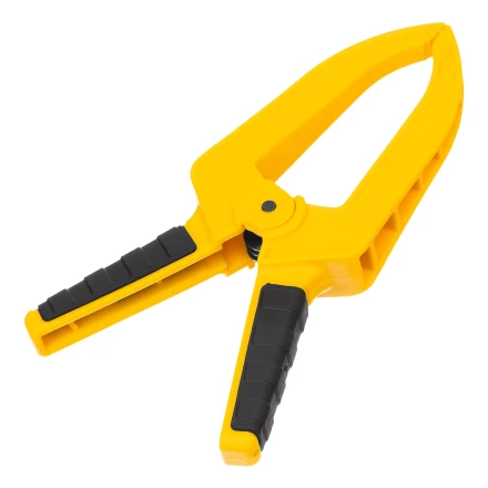 Струбцина клещеобразная Denzel, удлиненная 50 х 80 мм двухкомпонентные рукоятки, 20789 купить в Уфе