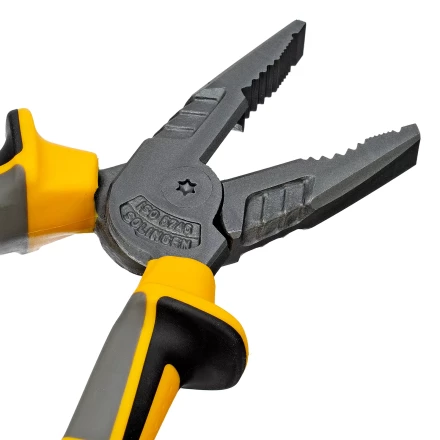 Плоскогубцы комбинированные 205 мм Denzel 17082, трехкомпонентные рукоятки купить в Уфе