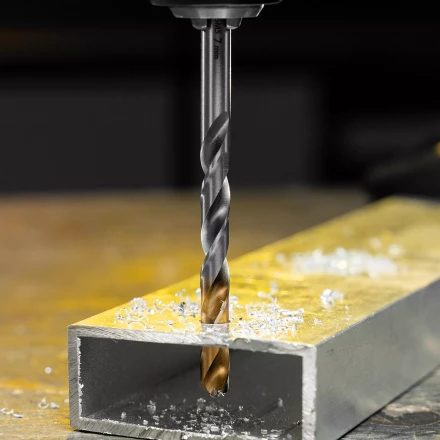 Сверло спиральное по металлу Denzel 7,5 x 109 мм, Р6М5, Golden Tip, 718238 купить в Уфе