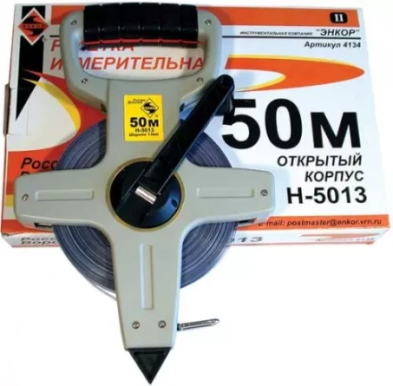 Рулетка 50м открытый корпус Энкор 4134 купить в Уфе