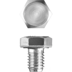 Болт ЗУБР "МАСТЕР" с шестигранной головкой, ГОСТ 7798-70, класс прочности 5.8, оцинкованный, M8x10мм, 5кг 303080-08-010