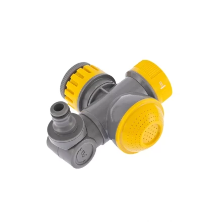 Соединитель для крана с внутренней резьбой 1/2" - 3/4" с переключателем и шарниром PALISAD LUXE 66253 купить в Уфе