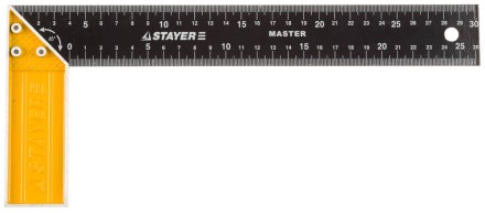 Угольник STAYER &quot;MASTER&quot; столярный, стальное полотно, 300мм 3430-30_z01 купить в Уфе