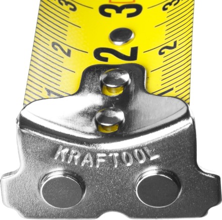 Рулетка KRAFTOOL GRAND, обрезиненный пластиковый корпус, 5м/25мм 34022-05-25 купить в Уфе